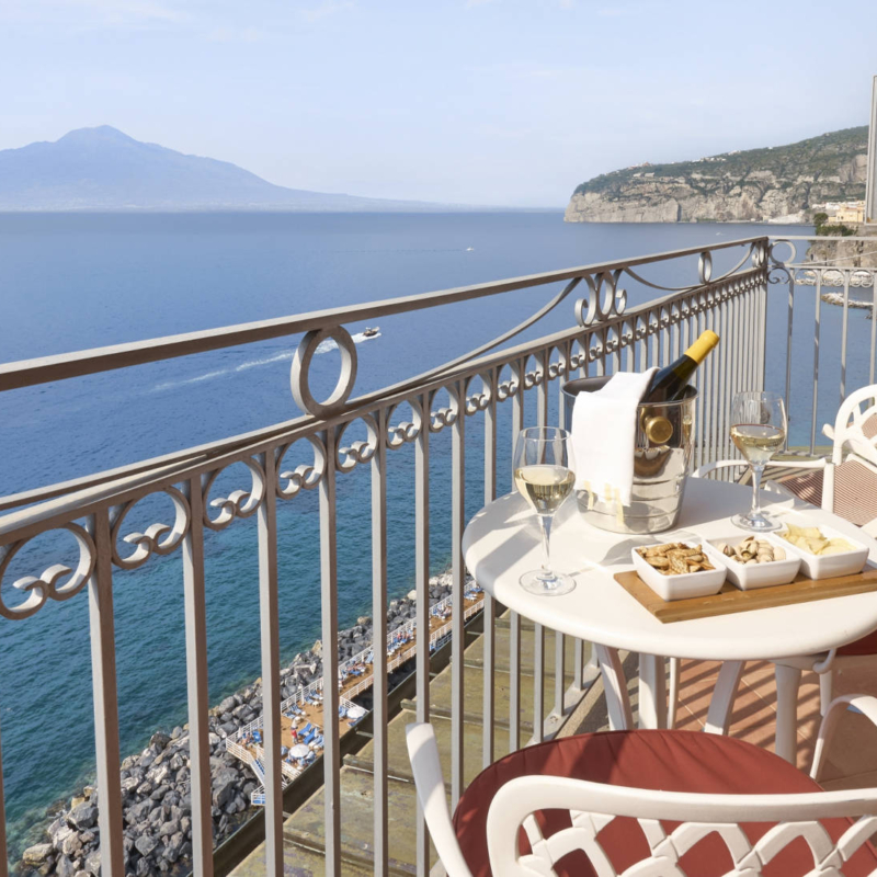 Sea and mount vesuvius view from the Premier Room